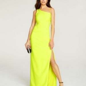 Laundry By Shelli Segal Citron Lemon Luxe Gown